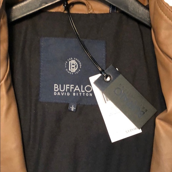 NEW Buffalo David Bitton Men's "Leather Jacket" - Picture 6 of 11